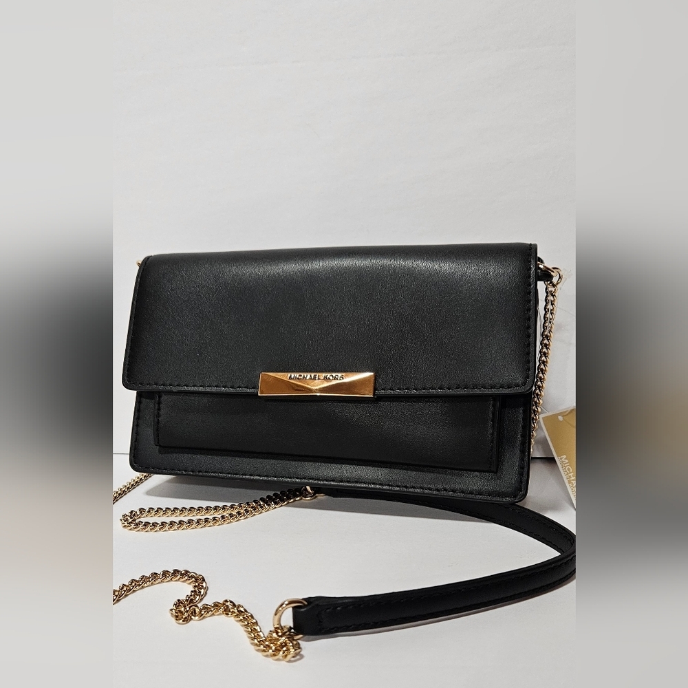 NWT Michael Kors Jade Extra-Small Leather Crossbody Bag - Picture 5 of 8